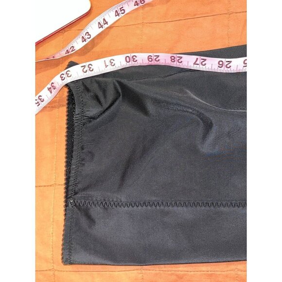 SKIMS FOLDOVER  Black High Rise Flared lPants Women size Large - Picture 9 of 10